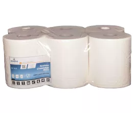 Rouleaux essuyage blanc(AD line) pure cell. (CA) 2plis 2x20g/m2 -22.5x30cmx150m. 500cps. 1.416kg (00B)